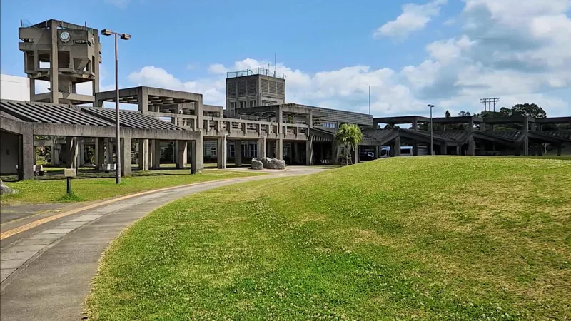 Administrative building of Kitanakagusuku Sports Park, Okinawa